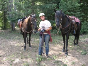Horse Camping Larch Hills